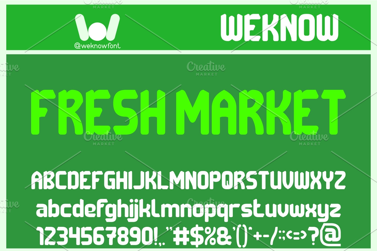 Snack Bite font, a Font by weknow (Photo 4 of 8)