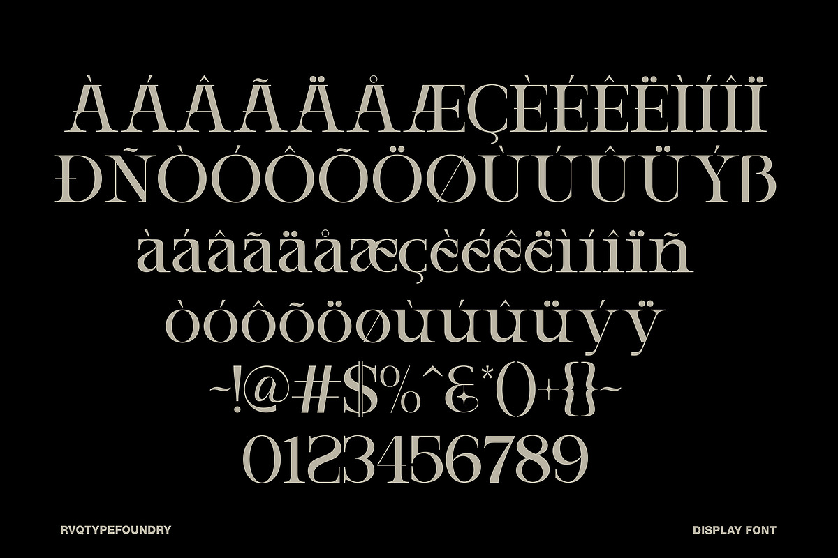 Choper Display, a Serif Font by Rvq Type Foundry (Photo 6 of 7)