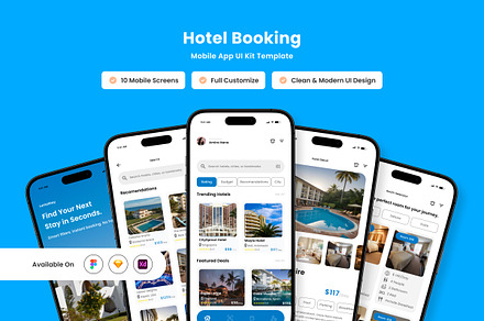 LumaStay - Hotel UI Design Template