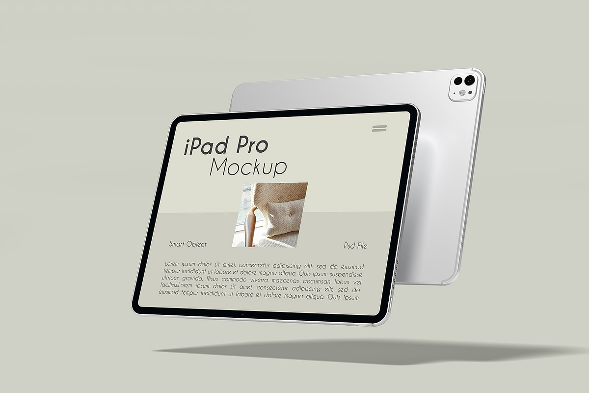 iPad Pro Mockup, an iPad Mockup by Graphicbars (Photo 16 of 25)