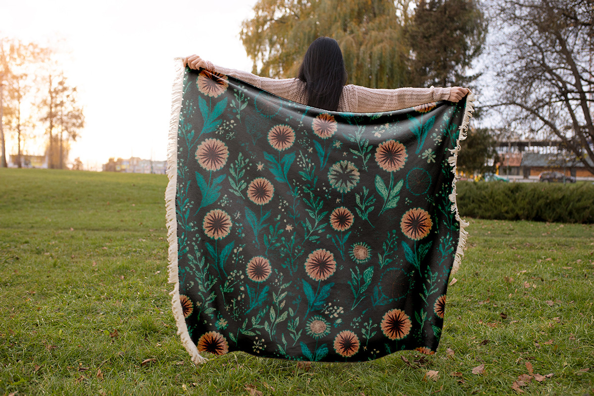 Seamless Cosmic & Botanical Patterns, a Pattern Graphic by one-touch (Photo 7 of 7)