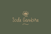 Soda Gembira, a Script Font by zuzulgo (Thumbnail 1 of 5)