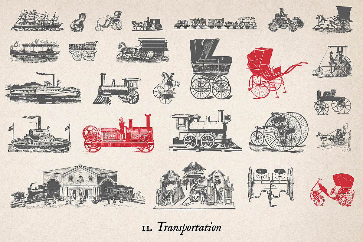 146 Vintage Illustrations, an Object Illustration by Polymath (Photo 5 of 14)