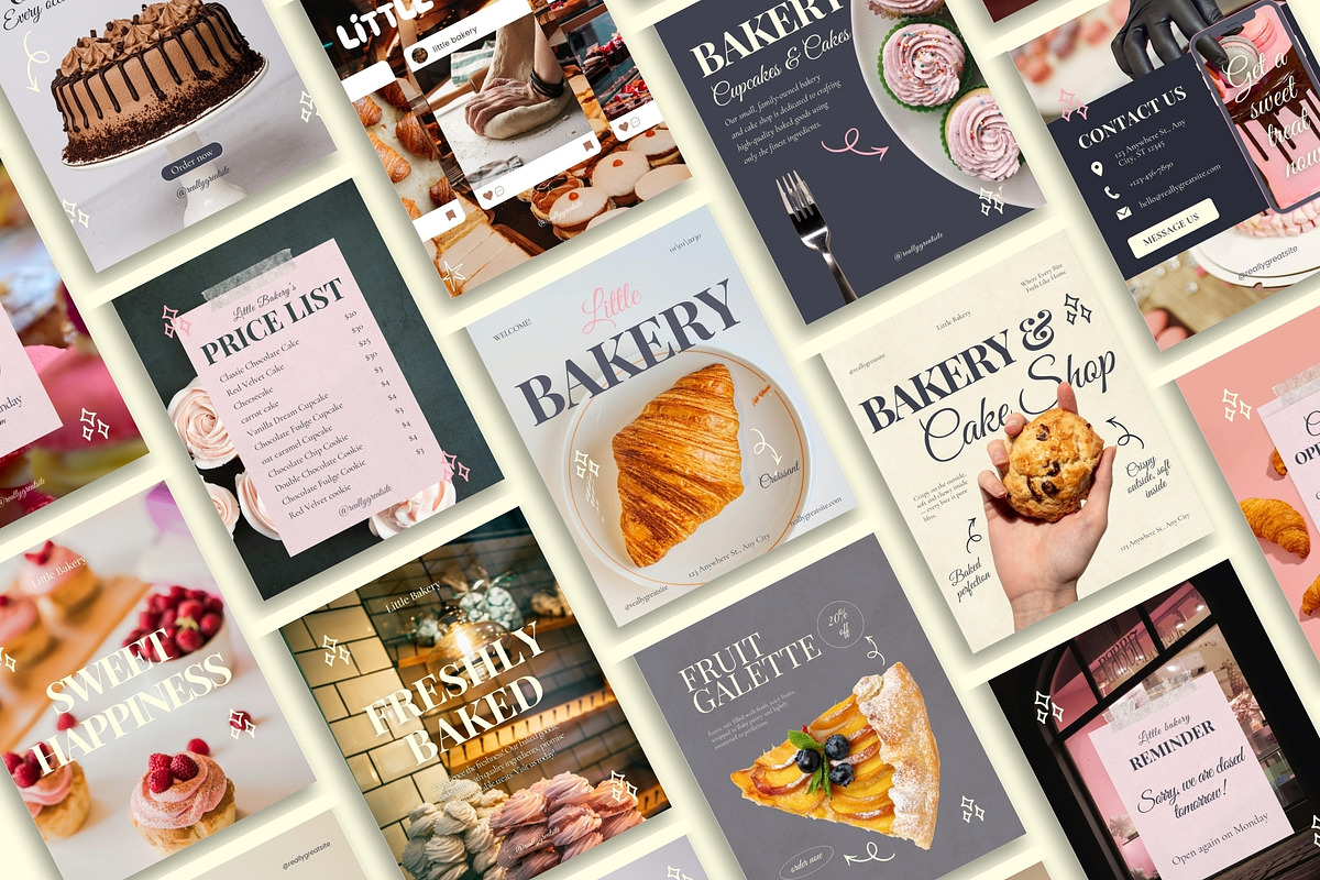 Cute Bakery Instagram, a Social Media Template by Anna Design Studio (Photo 10 of 10)
