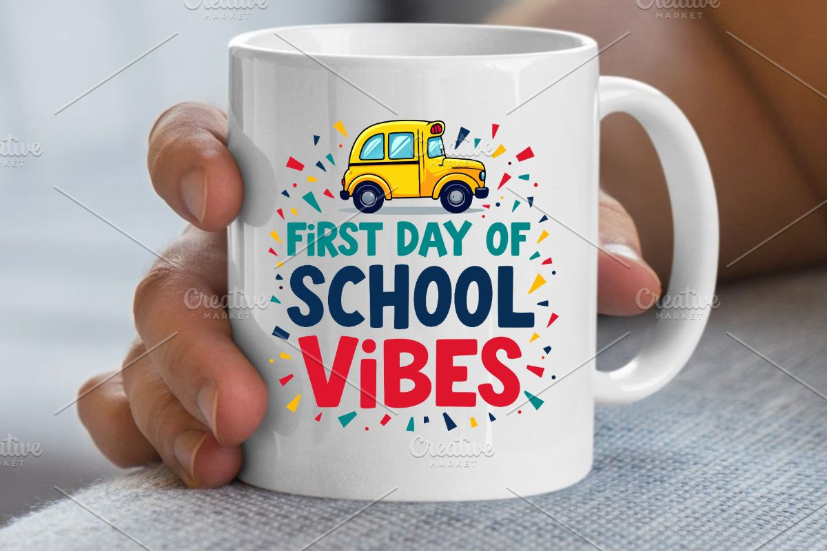 First Day of School Vibes SVG, an Illustration by Awieee1 (Photo 3 of 4)