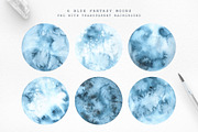 Blue MOON watercolor, an Object Illustration by LeriaArt watercolor (Thumbnail 3 of 8)