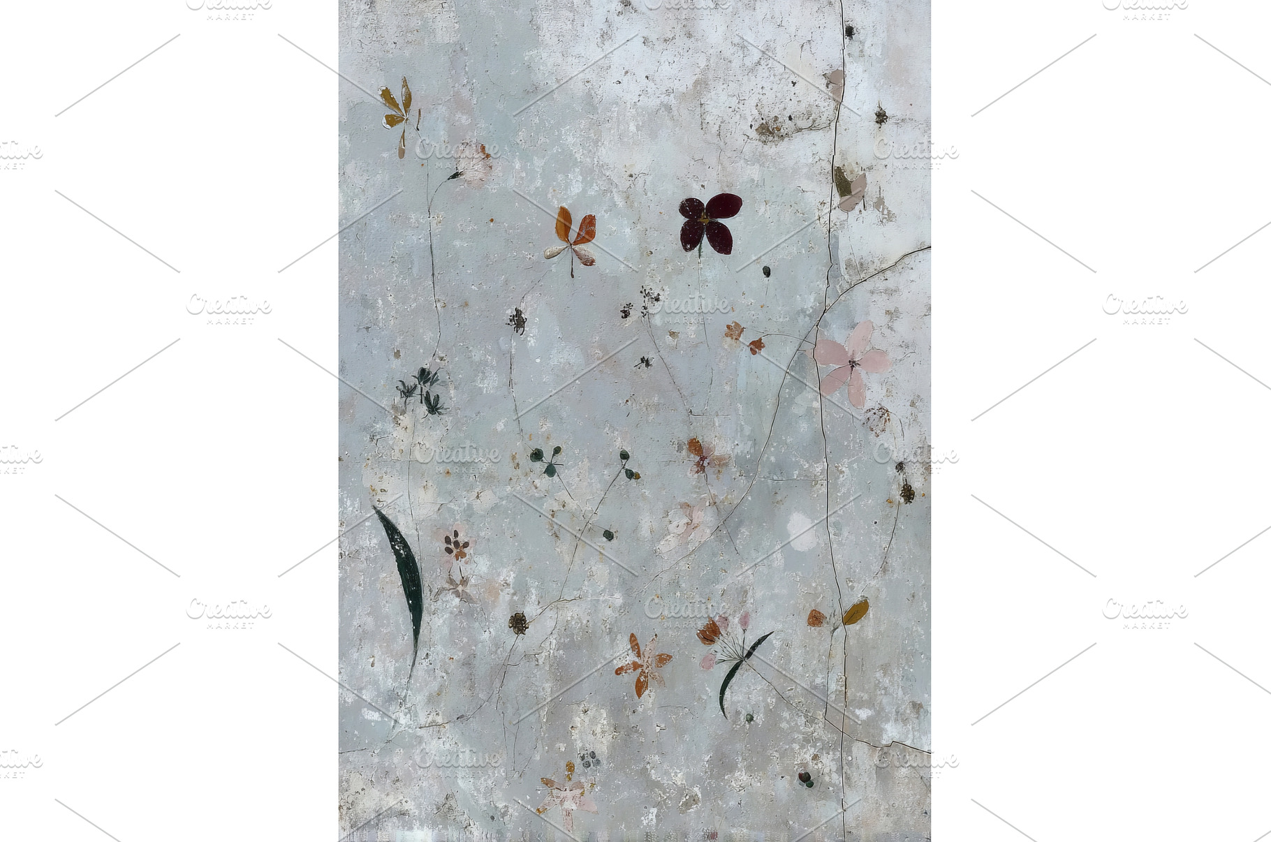 Vibrant floral collage set against a, a Nature Photo by ZinetroN