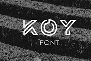 KOY Font, a Font by Pedro Azedo (Thumbnail 1 of 8)