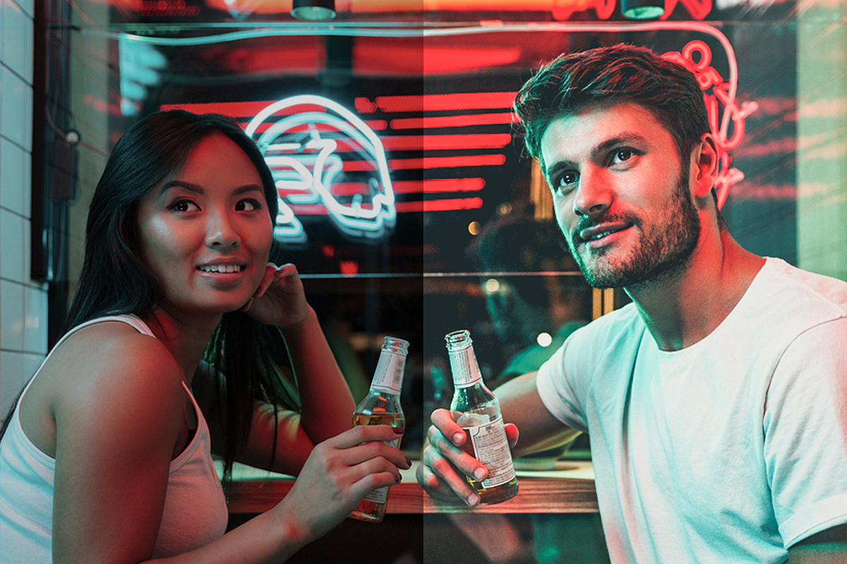 NEON DREAM Mobile Lightroom Preset preview 6