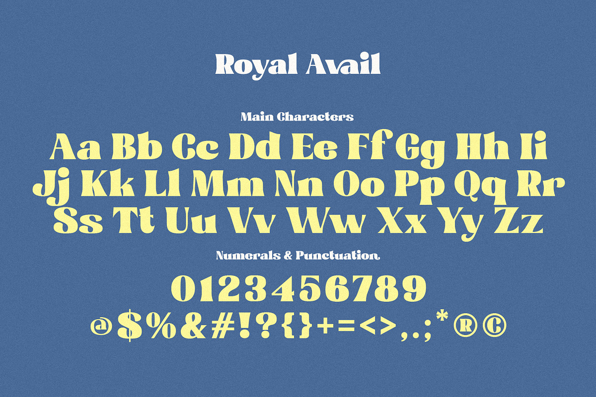 Royal Avail, a Symbol Font by Nathatype (Photo 6 of 10)