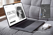 Elvora - Macbook Device Mockup, a Mac Mockup by Heinzel Std Mockup (Thumbnail 2 of 5)