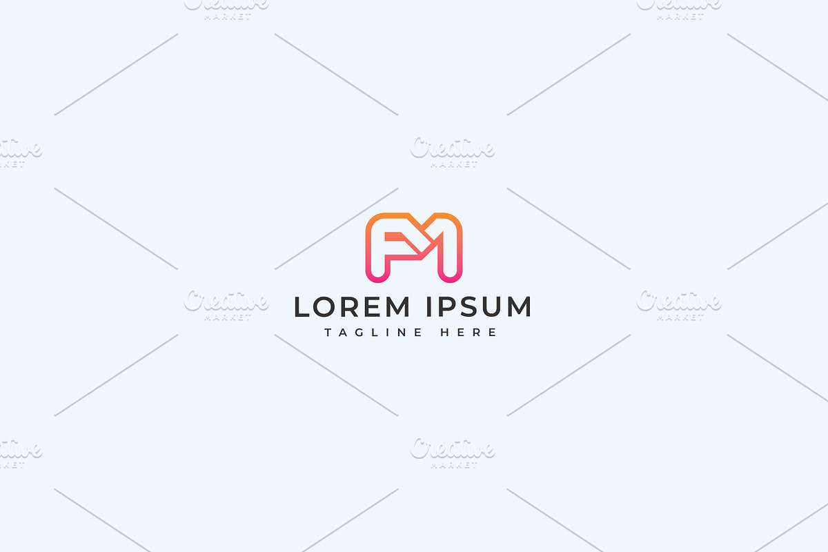 Letter FM logo, a Branding & Logo Template by vectplus (Photo 1 of 2)