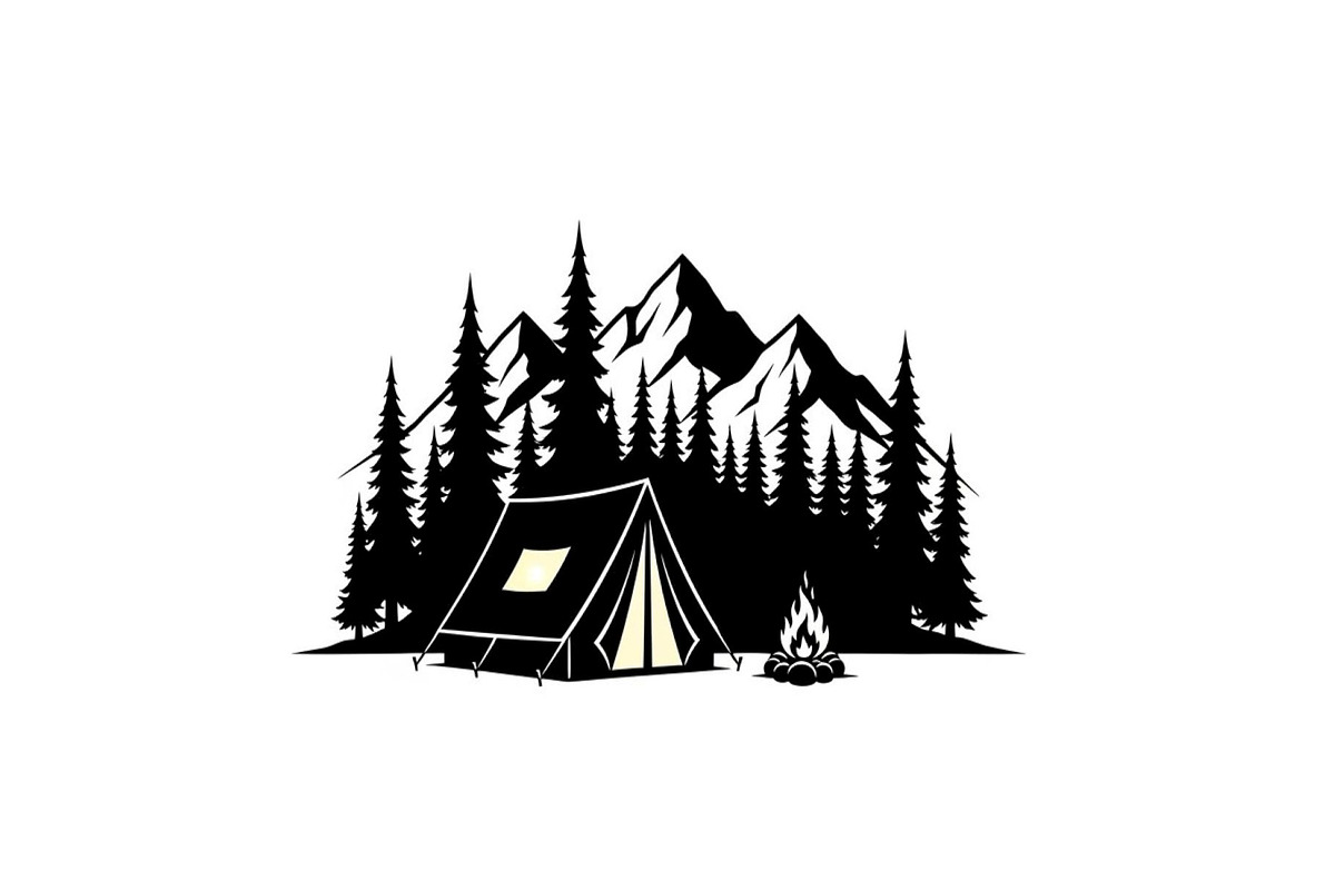50 Camping Mountain Vector Bundle, an Illustration by jahid234 (Photo 11 of 51)