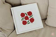 Pomegranate Fruit Clipart Set, an Object Graphic by Alena Koval (Thumbnail 7 of 16)