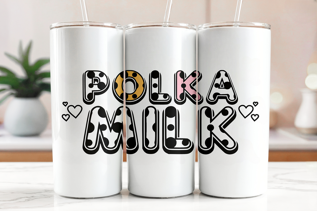 Polka Milk - Display Font, a Font by KiddoGlyphs Studio (Photo 2 of 3)