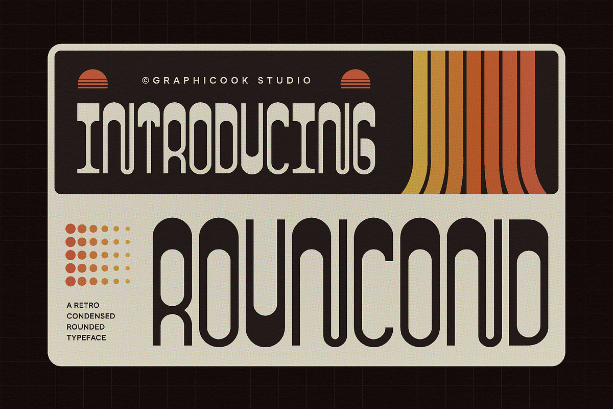 Rouncond, a Sans Serif Font by graphicook (Photo 1 of 10)