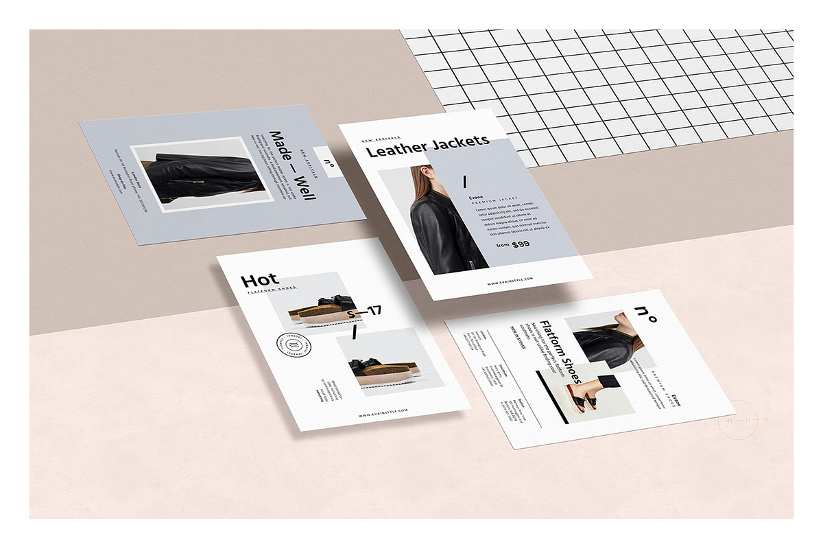 Set of Promo Cards • Éva, a Flyer Template by Nonola (Photo 7 of 9)