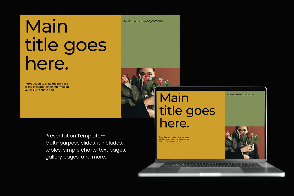 Presentation Template for InDesign preview 2