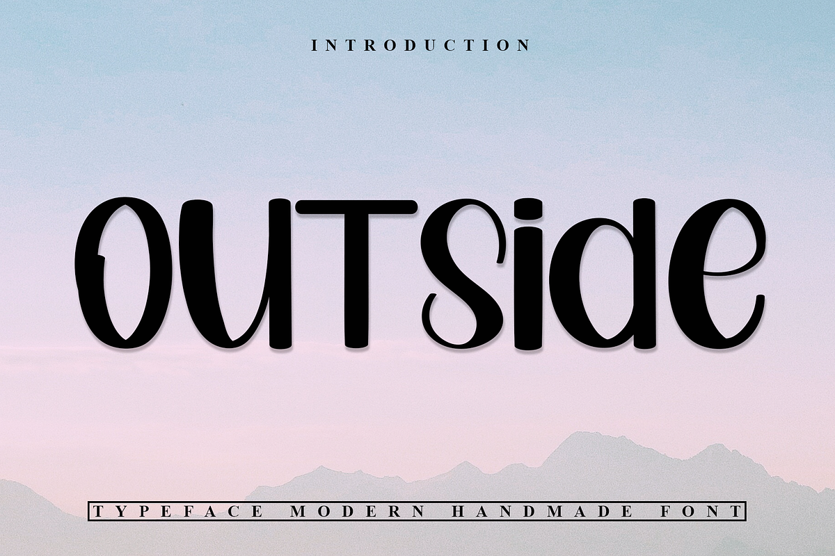 Outside, a Sans Serif Font by InermediaSTUDIO (Photo 4 of 7)