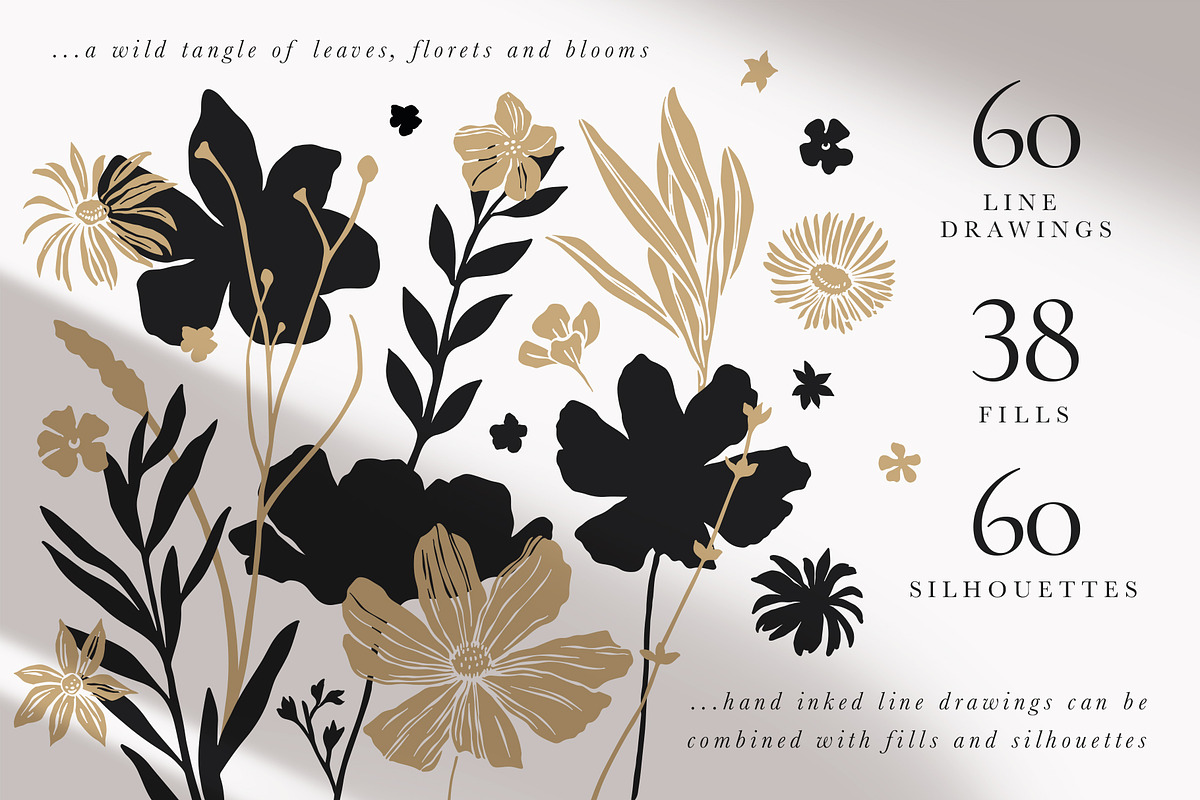Monochrome Magic 4 in 1 Bundle, a Decorative Illustration by rouxsupplyco (Photo 25 of 27)