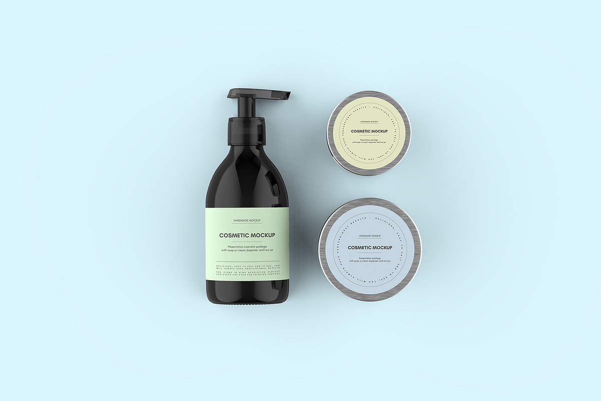 Cosmetic Set Mockups - 10 views, a Packaging Mockup by Illusiongraphic (Photo 6 of 14)