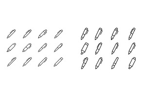 Various writing instruments arranged, an Arts & Entertainment Photo by ZinetroN