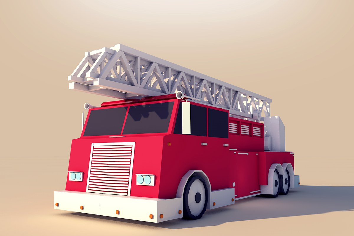 Low Poly Cars Asset Pack 1, a Cars & Vehicle 3D Model by Anton Moek (Photo 8 of 9)