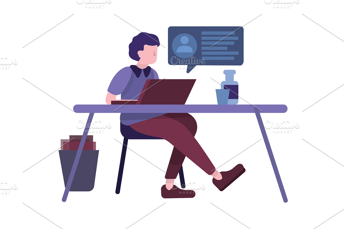 Business online icon web, a Technology Illustration by vectorpointstudio