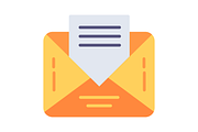 Email Flat Icon, a Duotone Icon by Pexelpy (Thumbnail 2 of 2)