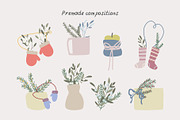 Sustainable Christmas Illustrations, a Seasonal Illustration by JuDesign (Thumbnail 8 of 14)