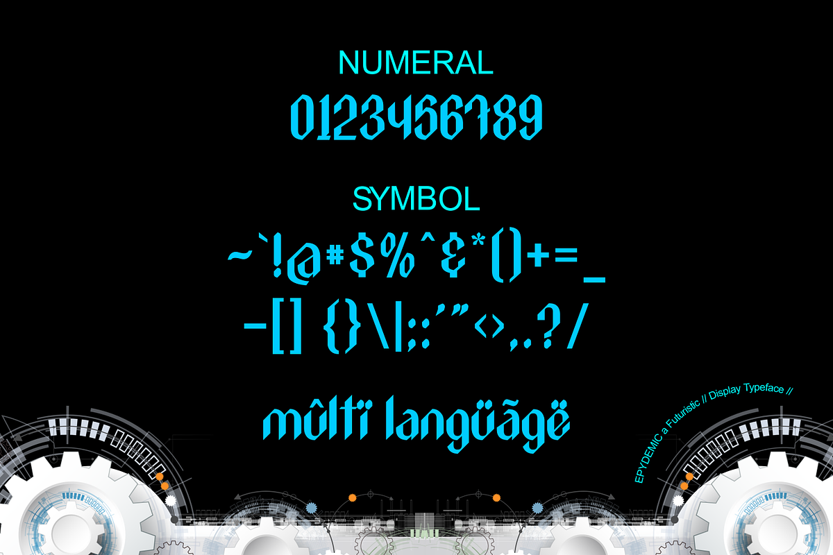 Epydemic, a Sans Serif Font by zamjumps (Photo 11 of 12)