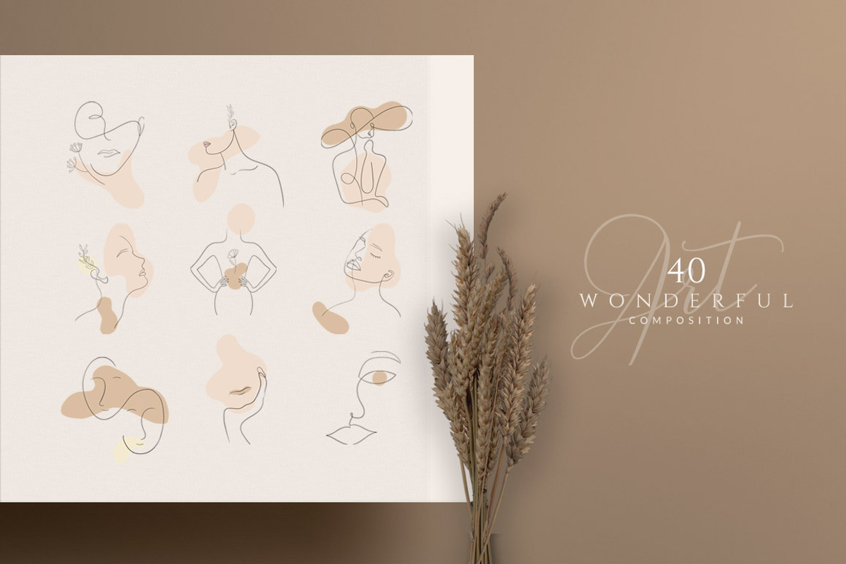 BUNDLE Line Art and illustrations, a Decorative Illustration by Eviory (Photo 10 of 28)
