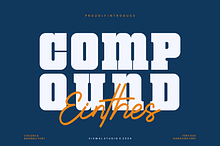 Compound Einthes - Modern Duo Font