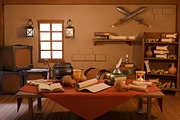 Medieval Basement Room 3D Scene, a Scene 3D Model by Dudukbersama (Thumbnail 1 of 3)