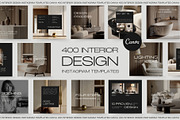 Interior Design Instagram Bundle III, a Social Media Template by Instprofi | Studio Estimo (Thumbnail 2 of 49)