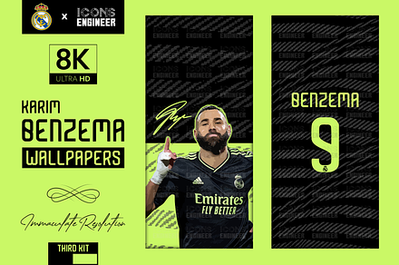 Benzema 8K Wallpapers | RMA Third, a Wallpaper Photo by IconsEngineer