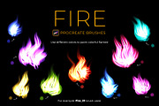 Fire Procreate Brushes, a Brush Add-On by Andrew Skoch Design (Thumbnail 2 of 6)