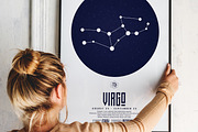 Zodiac - Print Set / Editable PSD, a Wallpaper Graphic by UgurSarac (Thumbnail 10 of 10)