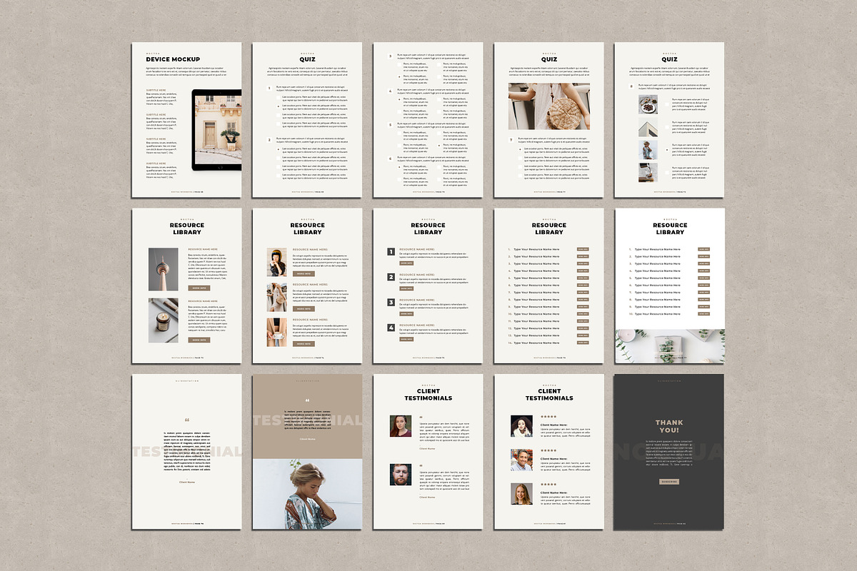 Noctua Workbook Template, a Brochure Template by SlideStation (Photo 17 of 18)