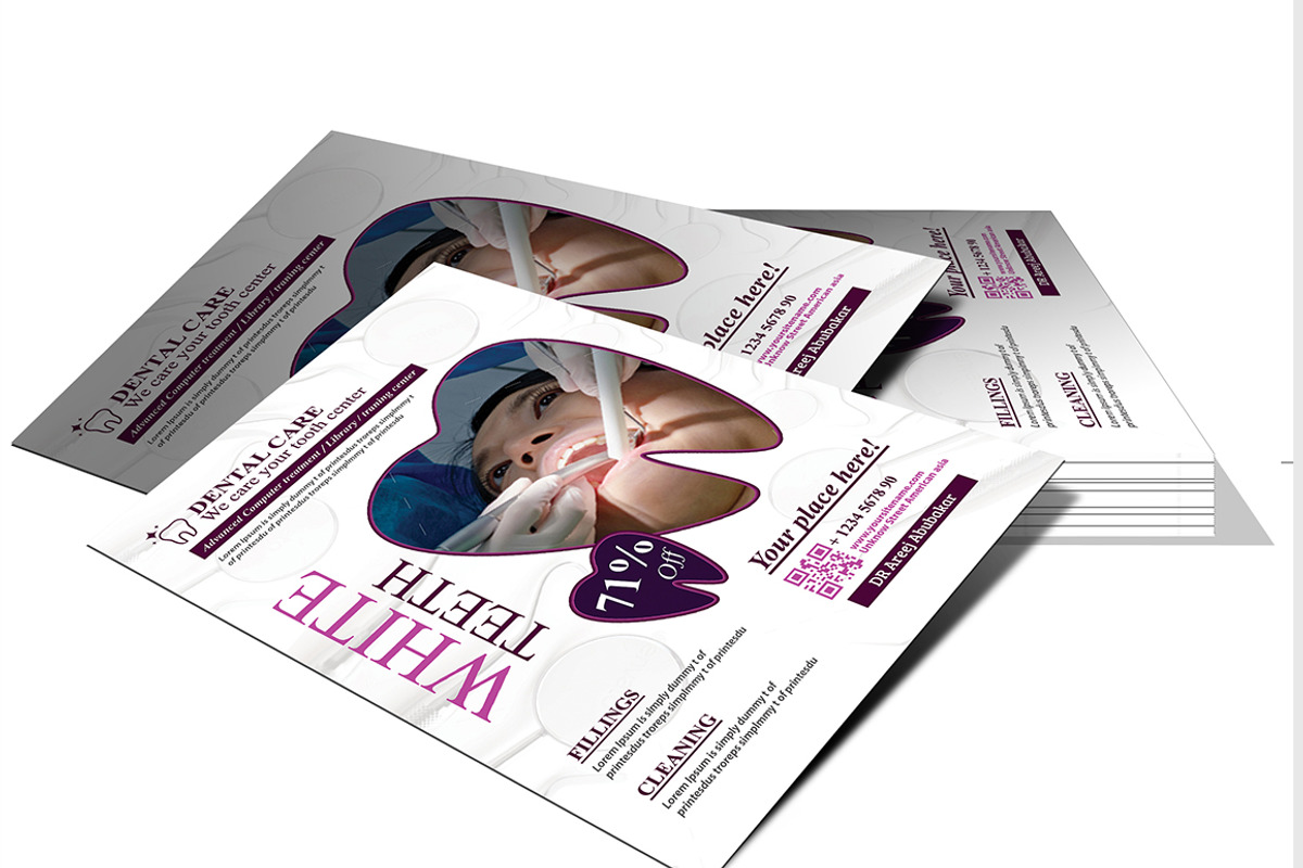 Dental Care Flyer, a Flyer Template by TheGraphicsWorld (Photo 1 of 4)