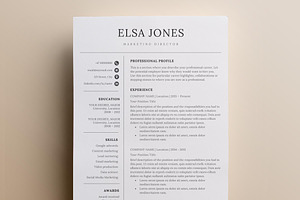 Resume Template / CV