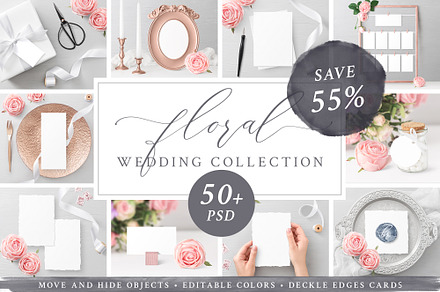 Wedding Mockups Bundle SAVE 55%, a Print Template by Lena Zakharova