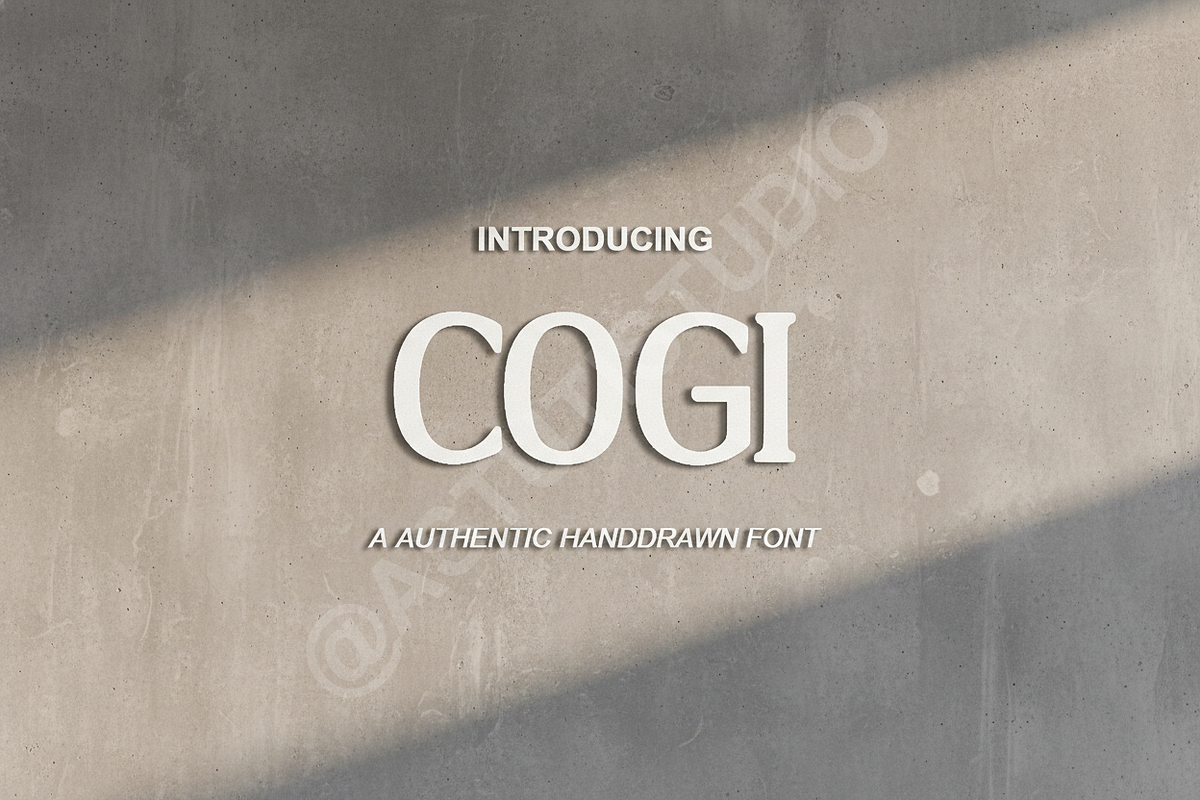 Cogi Typeface: Elegant Luxury Serif, a Font by Astuti Studio (Photo 1 of 16)