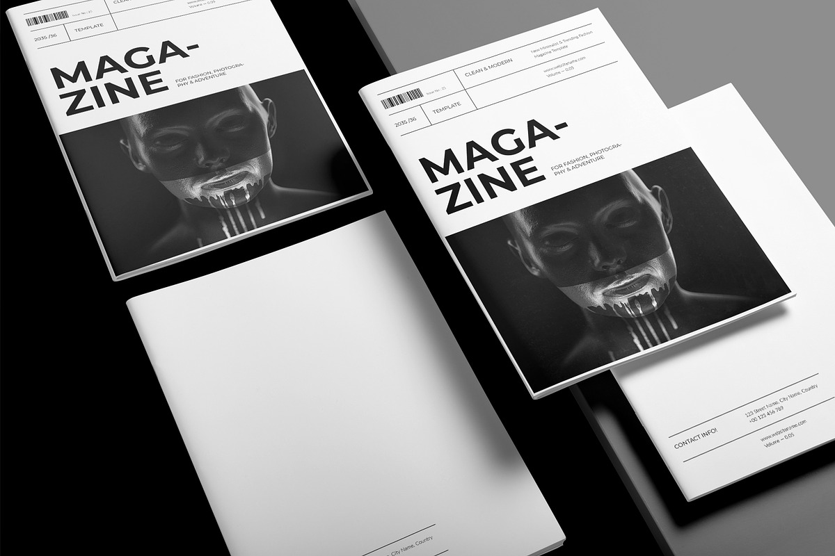 Magazine Template, a Magazine Template by DesignCrest (Photo 11 of 13)