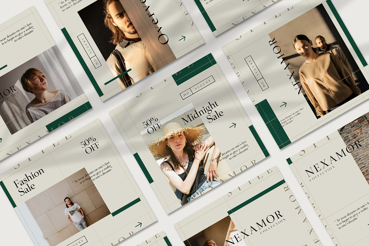 Nexamor - Instagram Stories & Post, a Social Media Template by Creatchees.std (Photo 3 of 6)