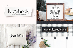 The Little Farmhouse Font BUNDLE