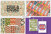 Retro Pattern Library 80% OFF, a Pattern Graphic by angelainthefields (Thumbnail 12 of 25)
