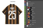 Vintage Football Jersey Mockup, a Shirt Mockup by Irhasalfahad (Thumbnail 4 of 5)
