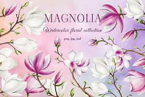 MAGNOLIA - Watercolor collection