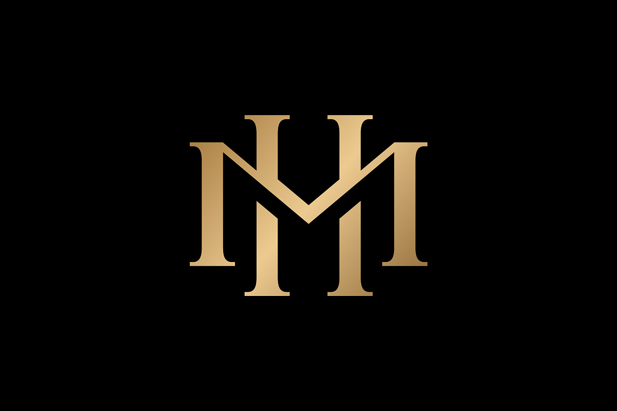 A luxurious and prestigious MH Logo, a Branding & Logo Template by brandphant
